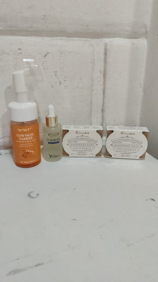KIT DE JABON DE CURCUMA (4 PRODUCTOS)