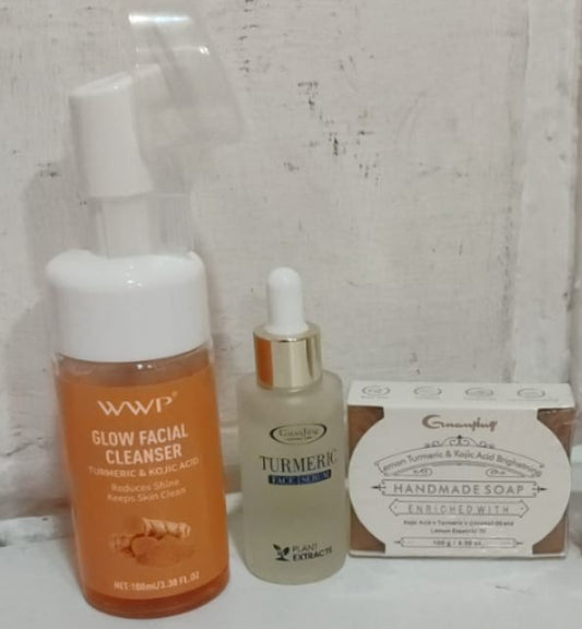 KIT DE JABON DE CURCUMA (3 PRODUCTOS)